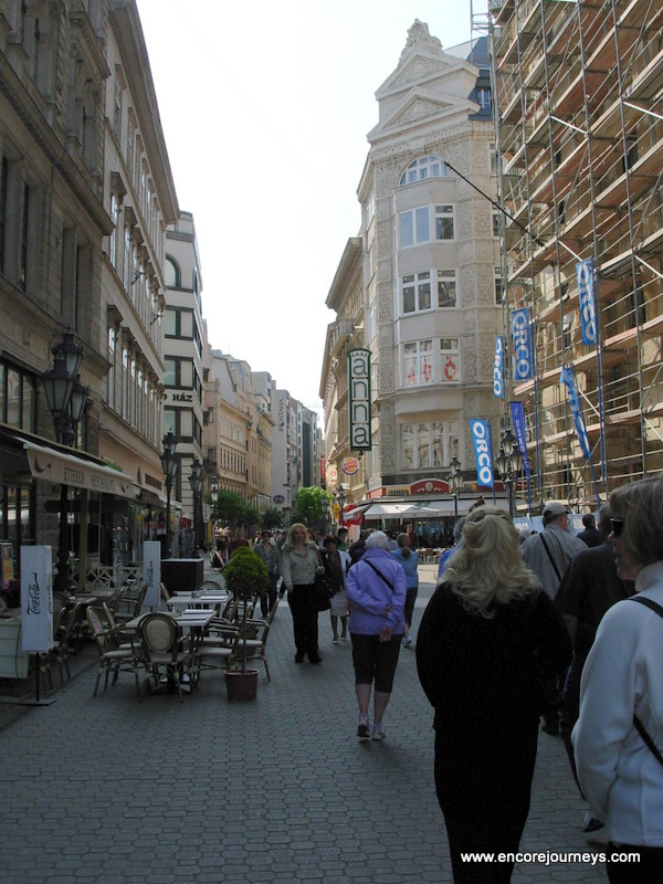 Vaci Street, Budapest, Hungary
